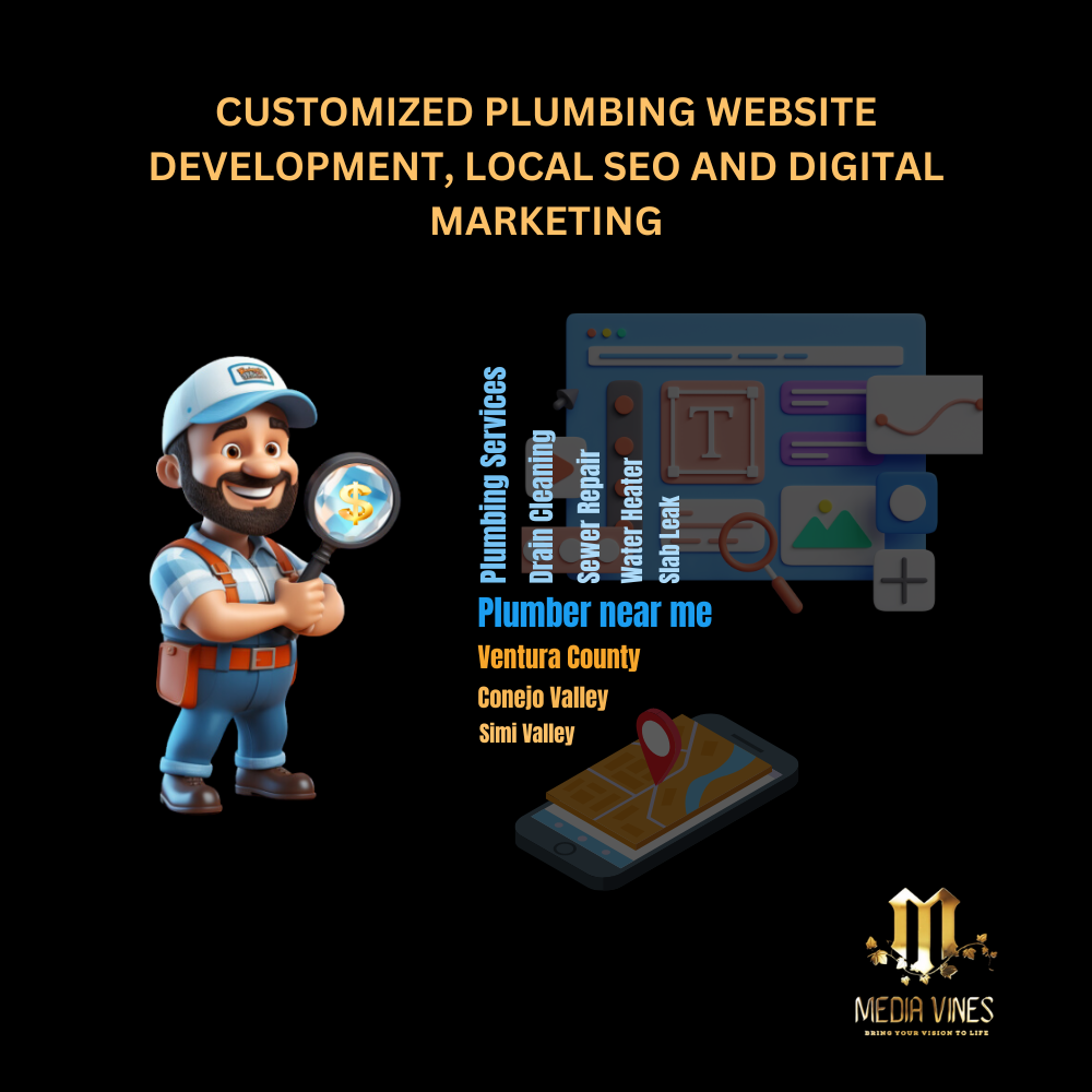 Customized Plumbing Website Development, Local SEO and Digital Marketing Conejo Valley