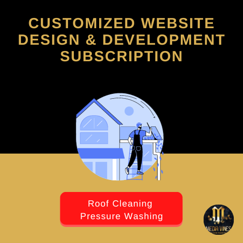 Roof Cleaning Pressure Washing Website Subscription