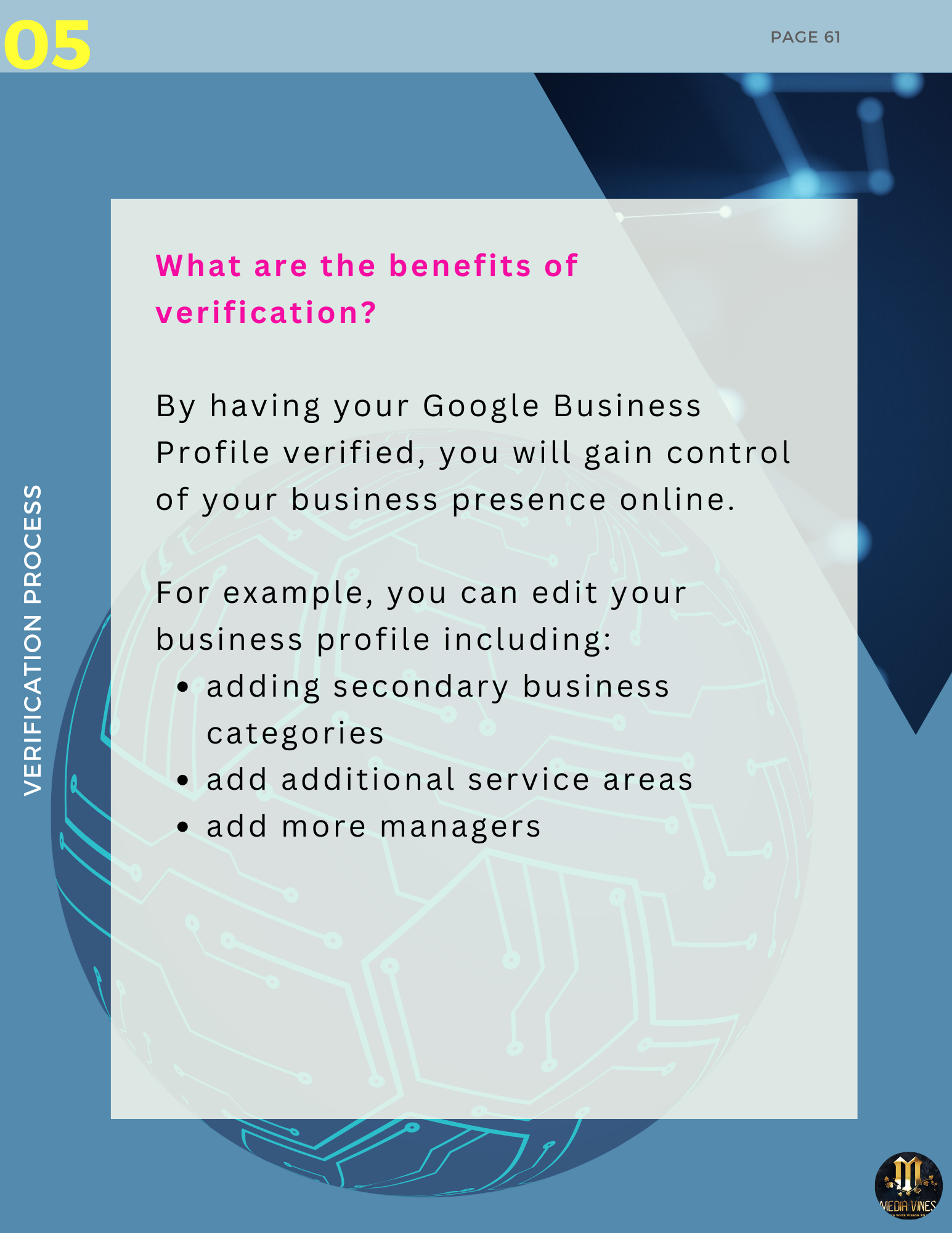 Benefits - Guide to Google Business Profile (GBP) - a DIY ebook for small business to get listed on GBP by Media Vines Corp of Kihei, HI
