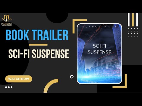 Book trailer video Sci-Fi Suspense template Media Vines Corp